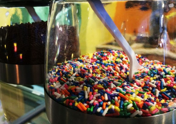 sprinkles in jar