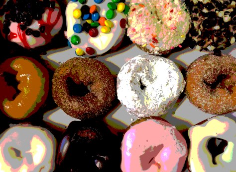 donuts posterized