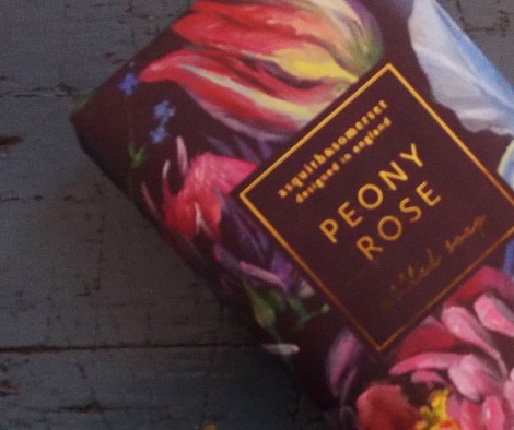 peony and rose soap